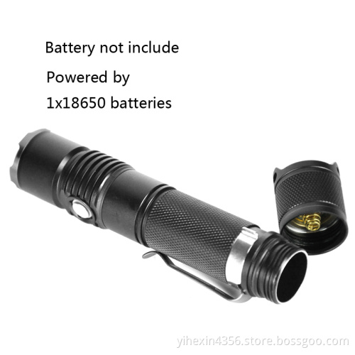 High Quality USB Charging Cree L2 - U2 Waterproof Rechargable LED Tactical Flashlight